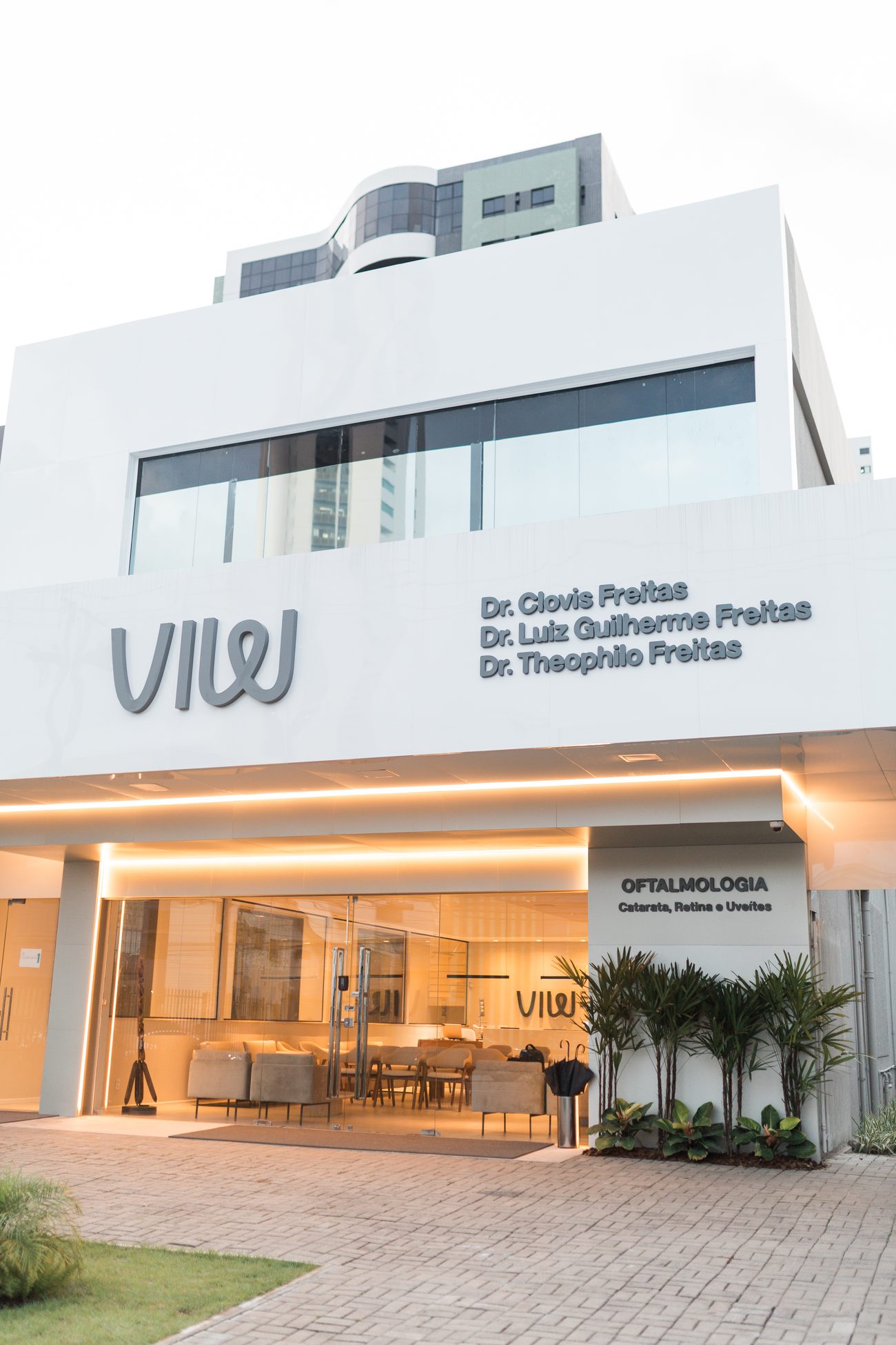 Fachada da nova sede da VIW em Casa Forte, Recife